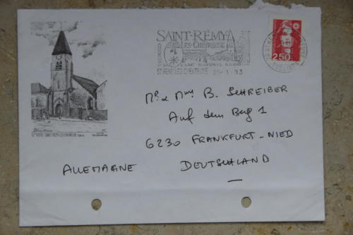 1993 typ. Brief von Pierre